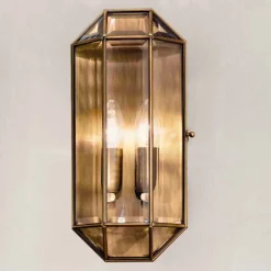 Il Fanale Vintage Wandleuchten-Handgefertigte Wandlampe aus Glas und Messing 1 oder 2 Lichter - Bound von