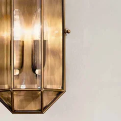 Il Fanale Vintage Wandleuchten-Handgefertigte Wandlampe aus Glas und Messing 1 oder 2 Lichter - Bound von
