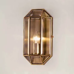 Il Fanale Vintage Wandleuchten-Handgefertigte Wandlampe aus Glas und Messing 1 oder 2 Lichter - Bound von