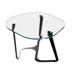 Viadurini Living Moderne Couchtische-Handgefertigter Couchtisch aus Glas und Stahl Made in Italy - Marbello