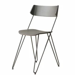 Viadurini Living Moderne Stühle-Handgefertigter Küchenstuhl aus Holz und Edelstahl Made in Italy - Granada