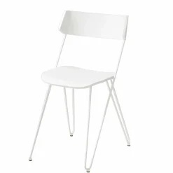 Viadurini Living Moderne Stühle-Handgefertigter Küchenstuhl aus Holz und Edelstahl Made in Italy - Granada