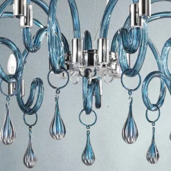 Viadurini Lighting Klassische Kronleuchter-Handgefertigter venezianischer Glaskronleuchter mit 9 Lichtern Made in Italy - Bernadette