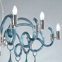 Viadurini Lighting Klassische Kronleuchter-Handgefertigter venezianischer Glaskronleuchter mit 9 Lichtern Made in Italy - Bernadette