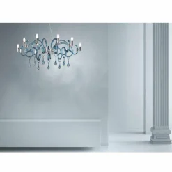 Viadurini Lighting Klassische Kronleuchter-Handgefertigter venezianischer Glaskronleuchter mit 9 Lichtern Made in Italy - Bernadette