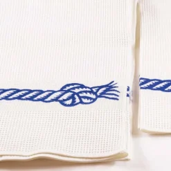 Viadurini by Marchi 1633 Handtücher-Handgefertigtes Badehandtuch aus Baumwolle Einzigartiges Stück Made in Italy