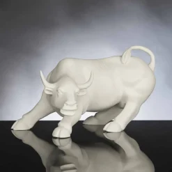 Viadurini Living Deko Artikel Und Wohnaccessoires-Handgefertigtes Keramik Ornament in Bull-Form Made in Italy - Bulino