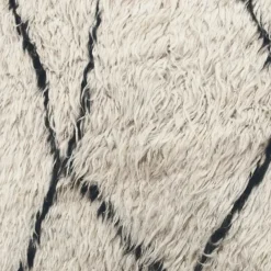 Viadurini Carpets Teppiche-Handgeknüpfter Langflor-Wollteppich in der Türkei - Benedetta