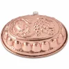 Viadurini Kitchen Küchenzubehör-Handgemachte ovale Kuchenform aus verzinntem Kupfer mit Made in Italy Dekoration - Gianfilippo