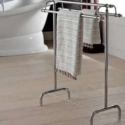 Viadurini Bathroom Badetuchhalter-Handtuchhalter aus Messing im Vintage-Stil Made in Italy - Umaima