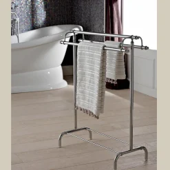 Viadurini Bathroom Badetuchhalter-Handtuchhalter aus Messing im Vintage-Stil Made in Italy - Umaima