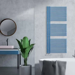 Viadurini Radiators Hybrid Heizkörper-Handtuchwärmer aus Kohlenstoffstahl mit gemischtem System – Erdnüsse