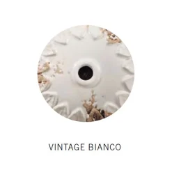 Ferroluce Pendelleuchte Industrial-Handwerkliche und industrielle Pendelleuchte aus Keramik und Eisen - Industriell