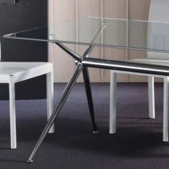 Viadurini Living Ausziehbare Esstische-Hartglas Tisch in modernem Design Thor