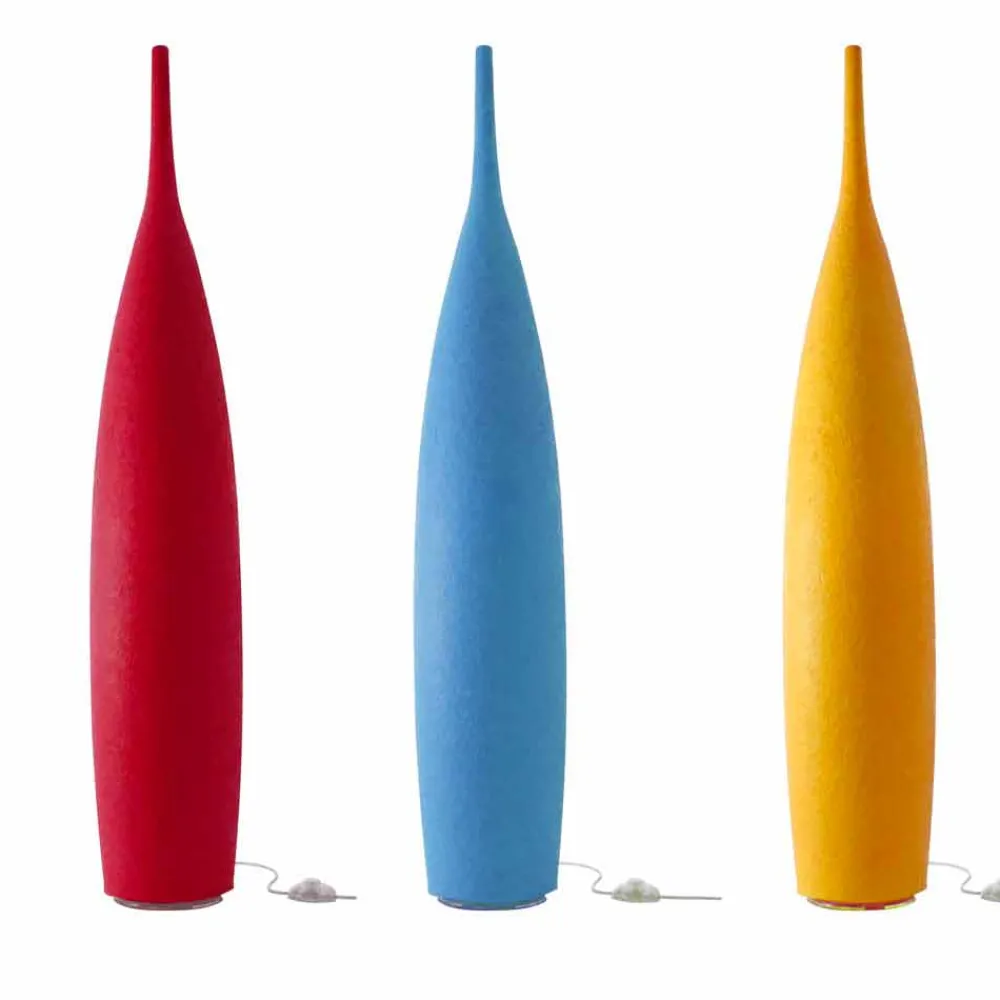 In-es.artdesign Designer Stehlampen-H142cm Stehleuchte im modernen Design Tank 1 farbig