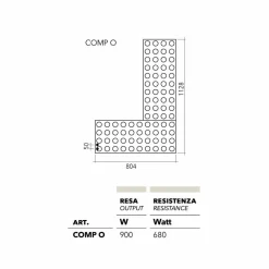 Scirocco H Heizkörper Hydraulisch-Heizkörper hydraulisch Lego in modernem Design Brick von