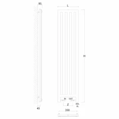 Scirocco H Heizkörper Hydraulisch-Heizkörper Made in Italy hydraulisch vertikal New Dress