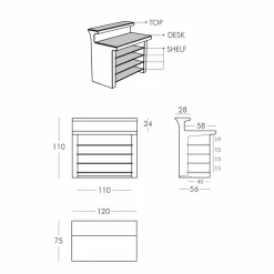 SLIDE Gartenideen|Bartheke Für Zuhause-Helle Bartheke im modernen Design Break Line