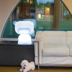 SLIDE Design Tischlampen-Helle bärförmige Tischleuchte Pure, made in Italy