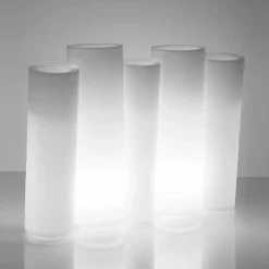 SLIDE Lichtmöbel-Helle dekorative Outdoor / Indoor Vase Bambus hergestellt in Italien