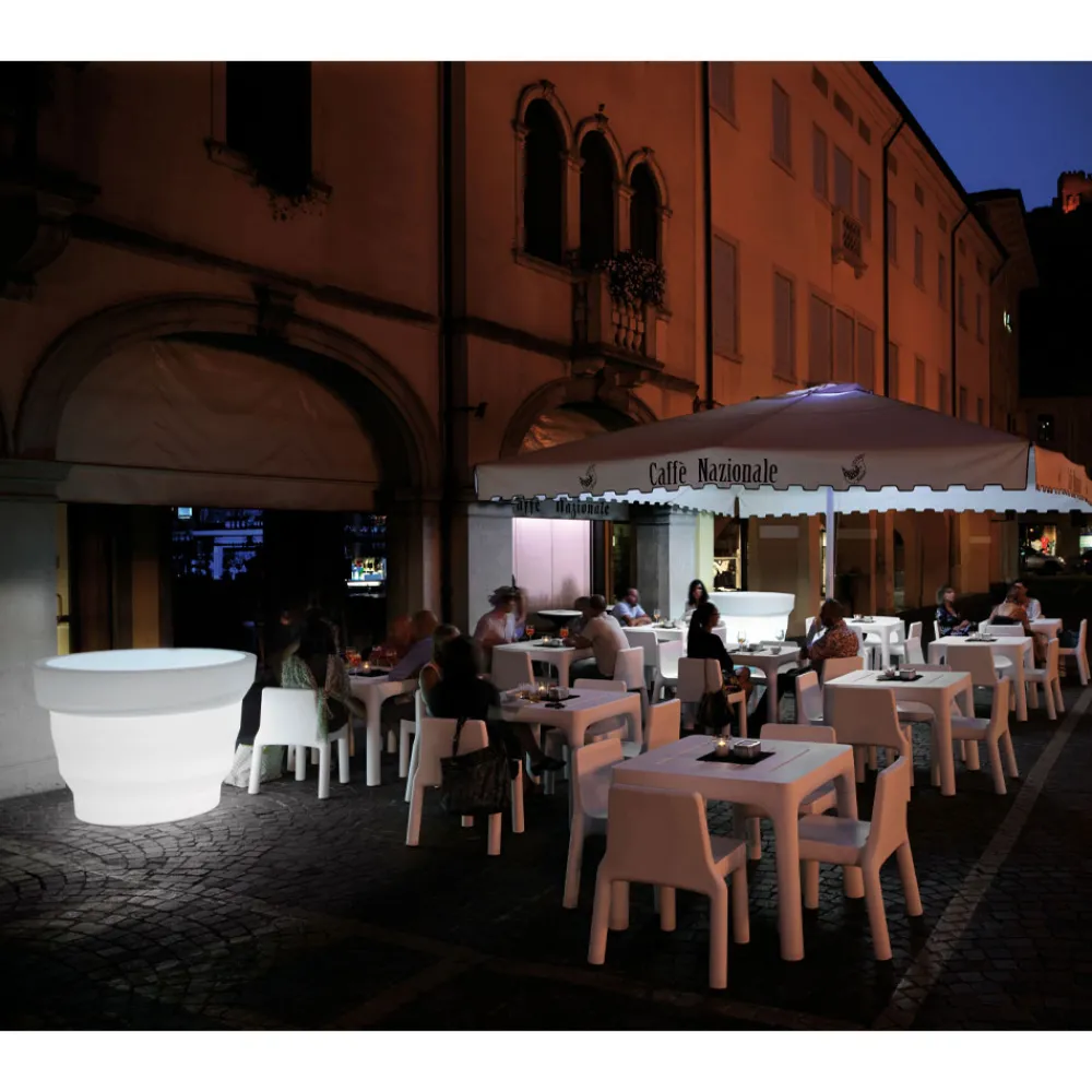 Viadurini in the Garden Lichtmöbel-Helle Gartenvase aus Polyethylen mit LED Made in Italy - Poldo