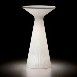 Viadurini in the Garden Lichtmöbel-Heller Couchtisch im Freien mit runder Platte aus HPL Made in Italy - Desmond