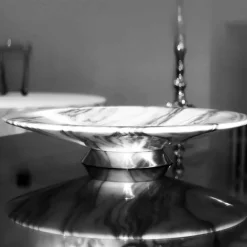 Viadurini Kitchen Küchenzubehör-Herzstück in Brezza della Versilia Marmor und Metall Made in Italy - Amabile