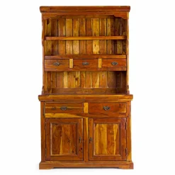 Viadurini Living Anrichte-High Classic Style Sideboard mit massiver Akazienholzstruktur - Umami