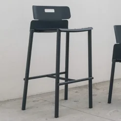 Viadurini in the Garden Outdoor Hocker-High Design Hocker für den Außenbereich aus Aluminium Made in Italy - Dobla