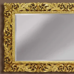 Viadurini Classic Wandspiegel-Hölzerner Wandspiegel mit modernen Linien handgemacht in Italien Alex