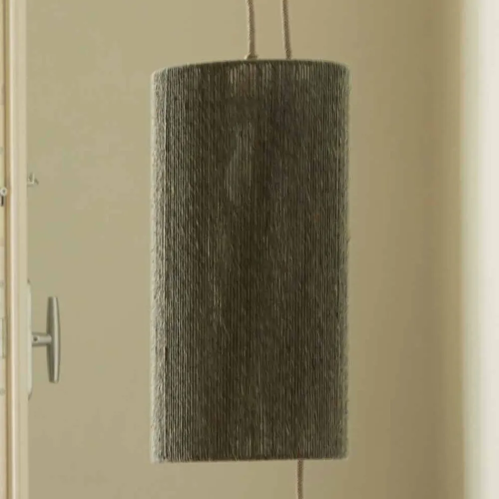 Viadurini by Sideform Moderne Stehlampen|Moderne Pendelleuchten-Hängelampe / Stehlampe aus Messing und Wolle made in Italy Evita
