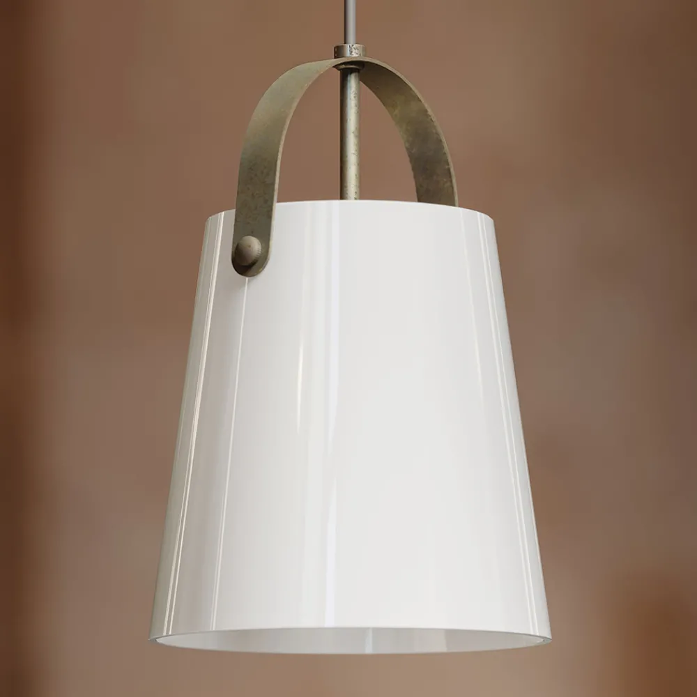 Viadurini Lighting Klassische Pendelleuchten-Hängelampe aus antikem Messing und Glas, hergestellt in Italien – Dolci