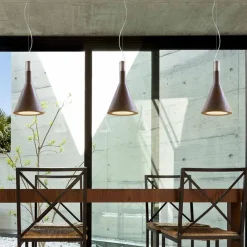 Aldo Bernardi Moderne Pendelleuchten-Hängelampe aus Beton Funnel von