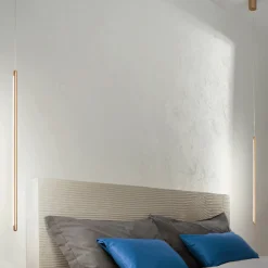 Viadurini Lighting Moderne Pendelleuchten-Hängelampe aus goldlackiertem Metall mit verstellbaren Kabeln – Orange