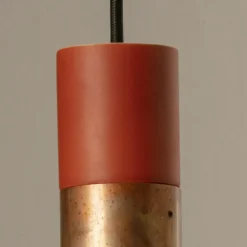 Toscot Moderne Pendelleuchten-Hängelampe aus Keramik und Kupfer handgefertigt in Italien - Match