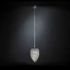 Viadurini Lighting Designer Pendelleuchten-Hängelampe aus Kristall und Stahl eiförmig Egg