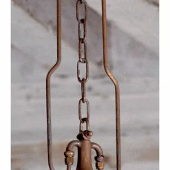 Aldo Bernardi Pendelleuchten Vintage-Hängelampe aus Messing und Kupfer Mulino von