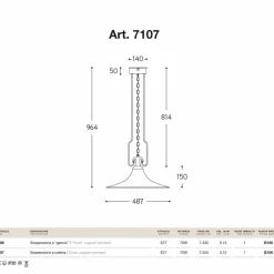 Aldo Bernardi Pendelleuchten Vintage-Hängelampe aus Messing und Kupfer Mulino von