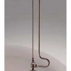 Aldo Bernardi Pendelleuchten Vintage-Hängelampe aus Messing und Glas Cimosa von