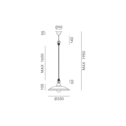 Viadurini Lighting Pendelleuchte Industrial-Hängelampe aus Messing und Kupfer, hergestellt in Italien – Schnecke