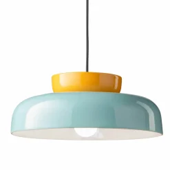 Ferroluce Moderne Pendelleuchten-Hängelampe aus zweifarbiger Keramik, hergestellt in Italien – Corcovado