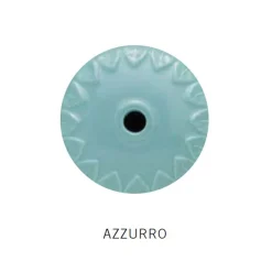 Ferroluce Pendelleuchte Industrial-Hängelampe Handgefertigte Keramik und antikes Vintage-Messing - Farben