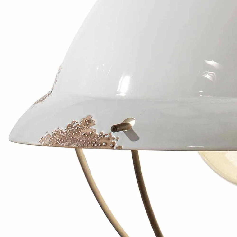 Ferroluce Pendelleuchten Vintage-Hängelampe im Industrial Style Clara