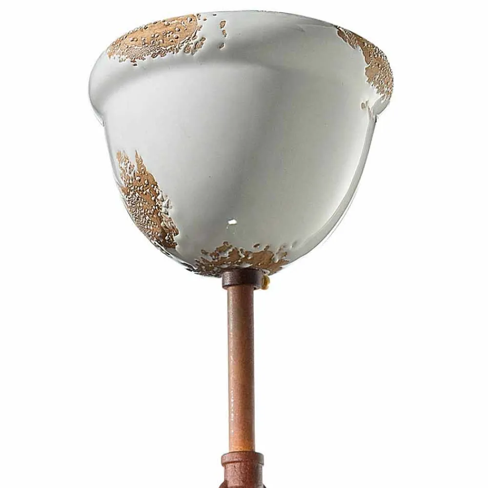 Ferroluce Pendelleuchten Vintage-Hängelampe im Industrial Style Clara