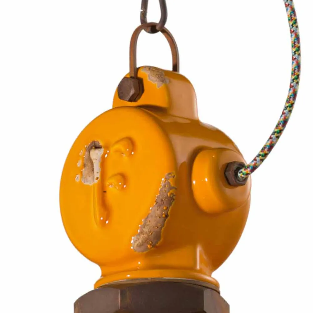 Ferroluce Pendelleuchten Vintage-Hängelampe im Industrial Vintage Design Jillian