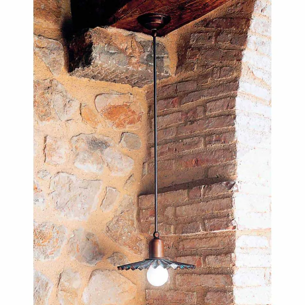 Aldo Bernardi Pendelleuchten Vintage-Hängelampe in modernem Design Civetta von