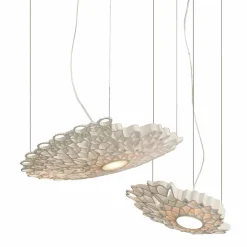 Viadurini Lighting Designer Pendelleuchten-Hängelampe in Weiß Technopolymer Design 2 Dimensionen - Kathedrale