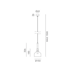 Viadurini Lighting Klassische Pendelleuchten-Hängelampe mit Glas in verschiedenen Formen, hergestellt in Italien – Sintonia