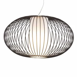 Viadurini Lighting Designer Pendelleuchten-Hängeleuchte aus lackiertem Stahl, 90xh.53x L. Schnur 100 cm Gioia