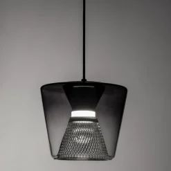 Viadurini Lighting Moderne Pendelleuchten-Hängeleuchte aus Metall und Glas Made in Italy - Think